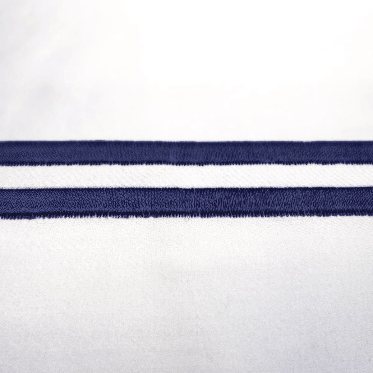 Drap plat coton égyptien 320 fils - bleu