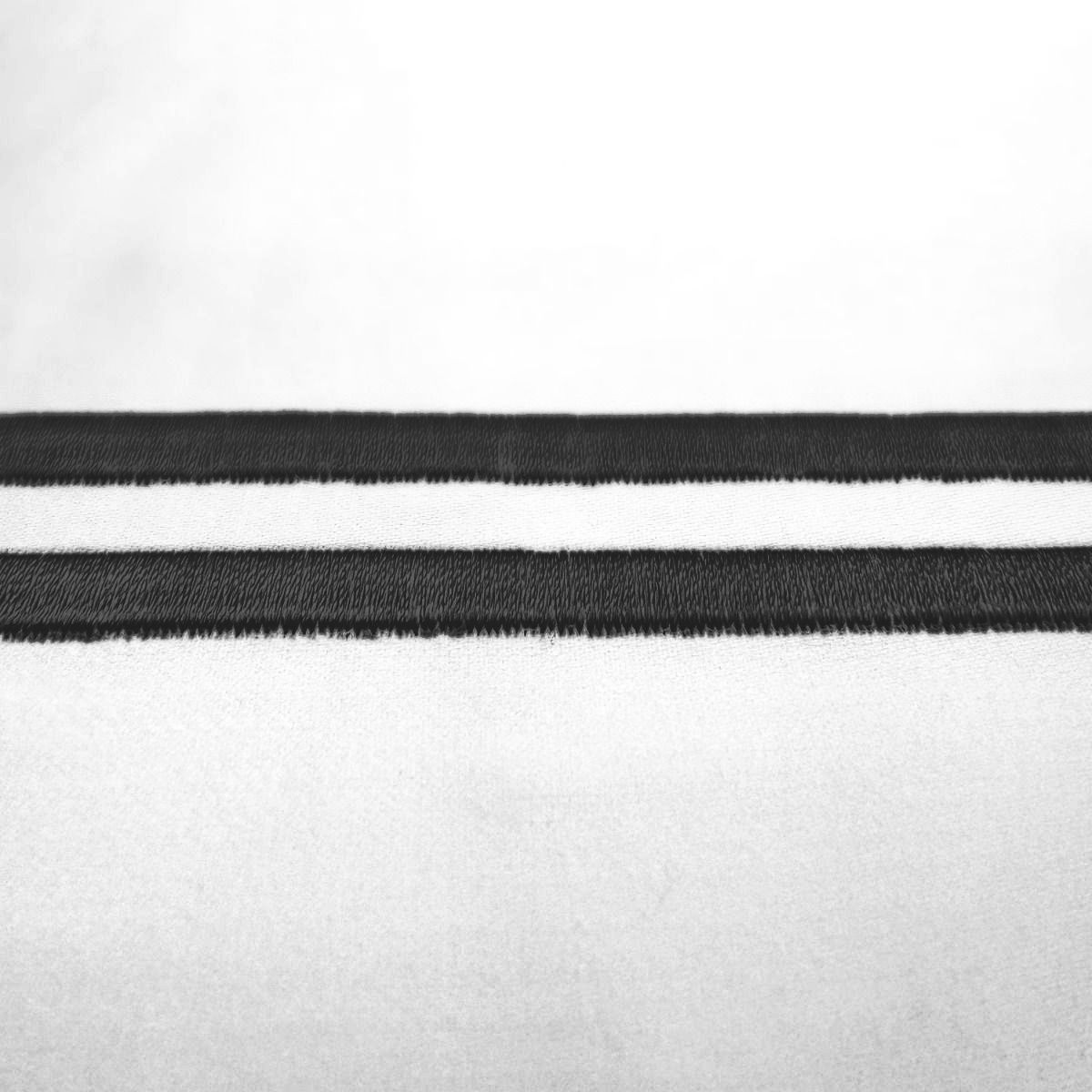 Drap plat coton égyptien 320 fils - noir
