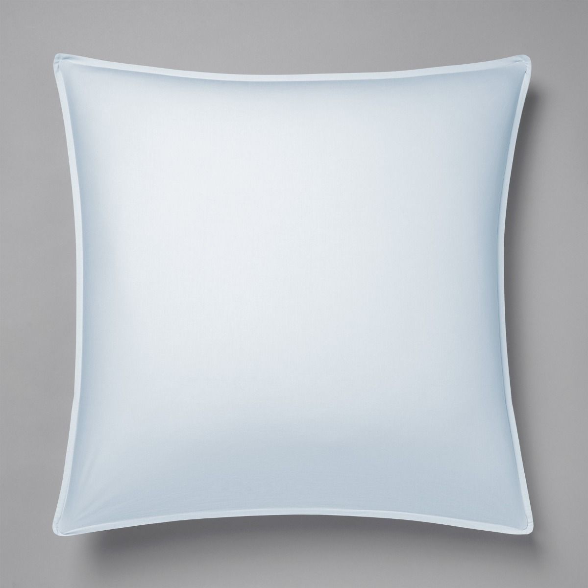 Taie d'oreiller en percale lavée de coton 120 fils - bleu pâle