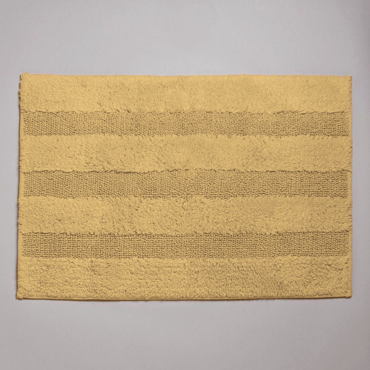 Tapis de bain en coton peigné 1700 gsm - moutarde