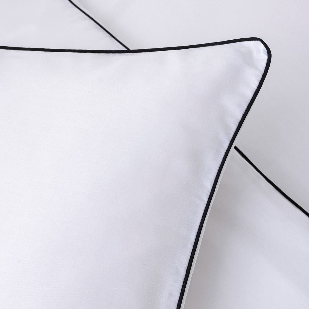 Parure de lit en satin de Tencel 120 fils - blanc
