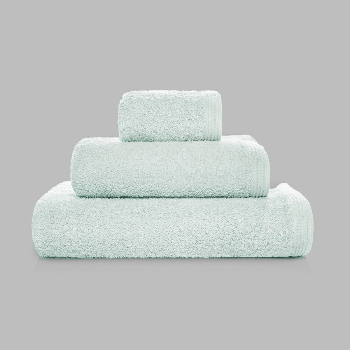 Serviette en coton peigné 580 gsm - vert d'eau