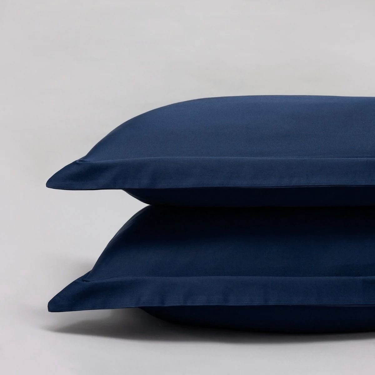 Taie d’oreiller en satin de coton égyptien 240 fils - bleu