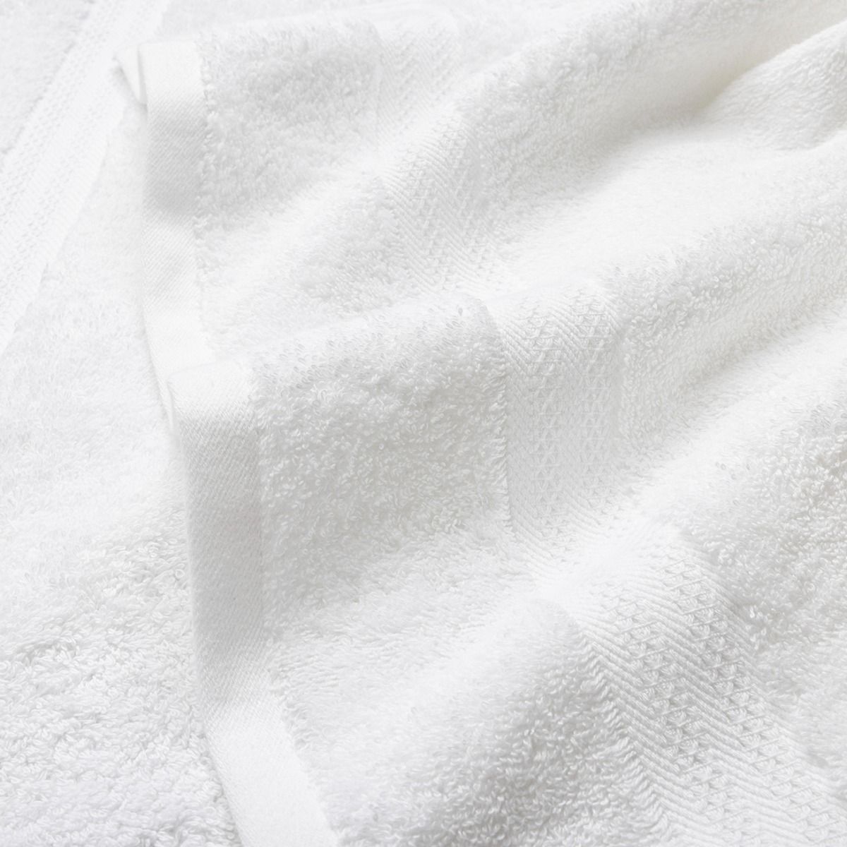 Serviette luxe en coton égyptien 600 gsm - blanche