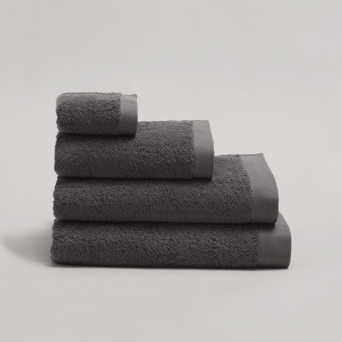 Lot de 4 serviettes en coton égyptien 30x50 ou 50x100 cm