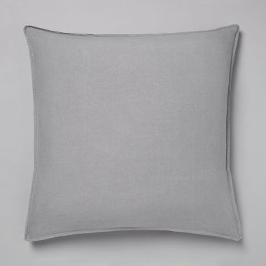 Taie d’oreiller en pur lin lavé français - gris