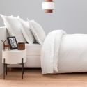Parure de lit en satin de coton égyptien 120 fils à bandes