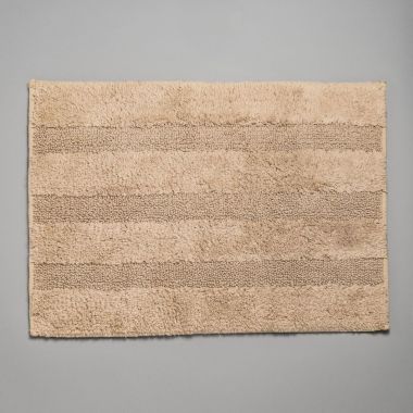1700 gsm combed cotton bath mat - sand